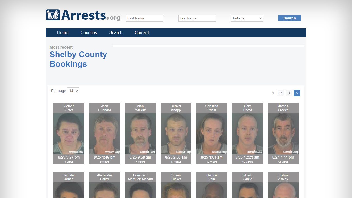 Shelby County Arrests and Inmate Search